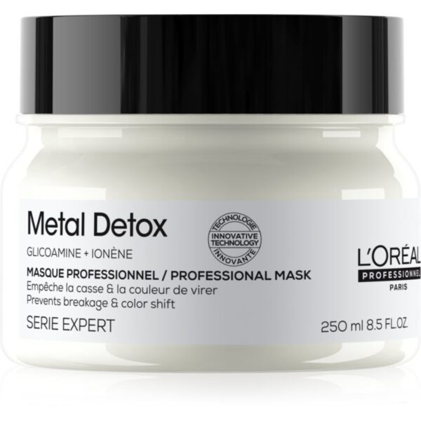 L’Oréal Professionnel Serie Expert Metal Detox mască hrănitoare profundă pentru par vopsit si deteriorat 250 ml-ro