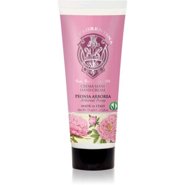 La Florentina Arboreal Peony Hand Cream cremă naturală de mâini bujor 75 ml-ro
