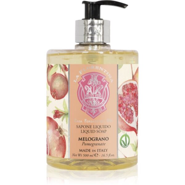 La Florentina Pomegranate Liquid Soap Săpun natural pentru mâini 500 ml-Țena