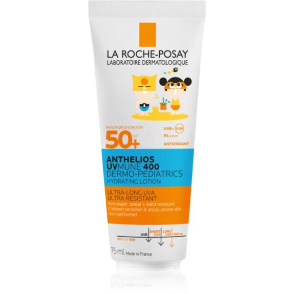 La Roche-Posay Anthelios Dermo-Pediatrics lotiune pentru bronzat SPF 50+ 75 ml-ro