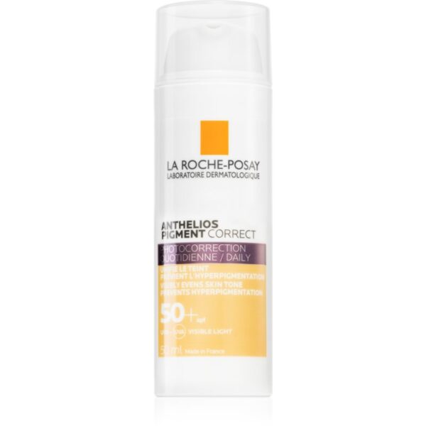 La Roche-Posay Anthelios crema solara pentru tratarea petelor pigmentare SPF 50+ culoare Light 50 ml-ro