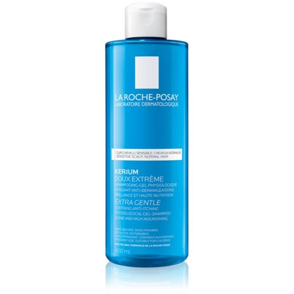 La Roche-Posay Kerium sampon fiziologic delicat pentru par normal 400 ml-Țena