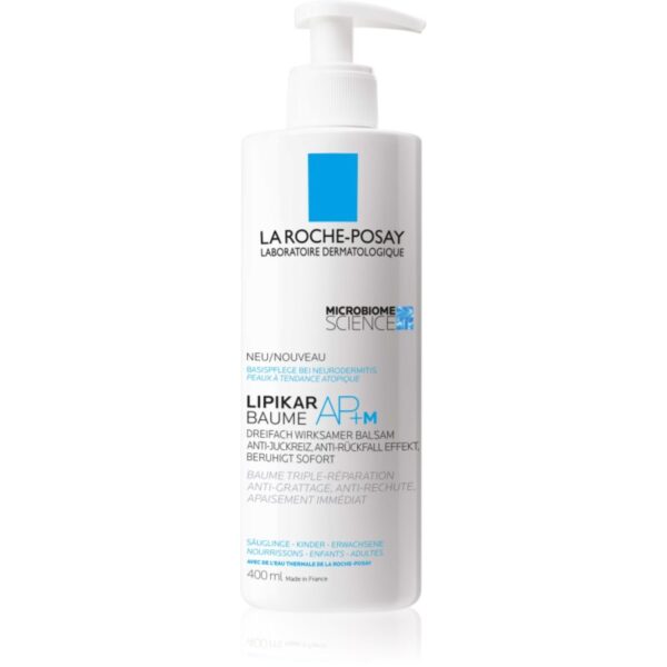 La Roche-Posay Lipikar Baume AP+M balsam pentru refacerea lipidelor impotriva iritatiilor si mancarimilor 400 ml-Țena