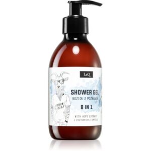 LaQ Goat From Poznaň gel de dus revigorant 8 in 1 cu extract de conuri de hamei 300 ml-ro