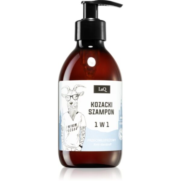 LaQ Goat From Poznaň sampon natural anti matreata cu extract de conuri de hamei 300 ml-ro