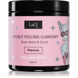 LaQ Kitten Peony exfoliant de curățare pentru corp 220 g-ro
