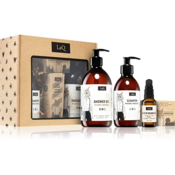 LaQ Lynx From Mountain set cadou pentru un aspect intinerit pentru bărbați-Țena