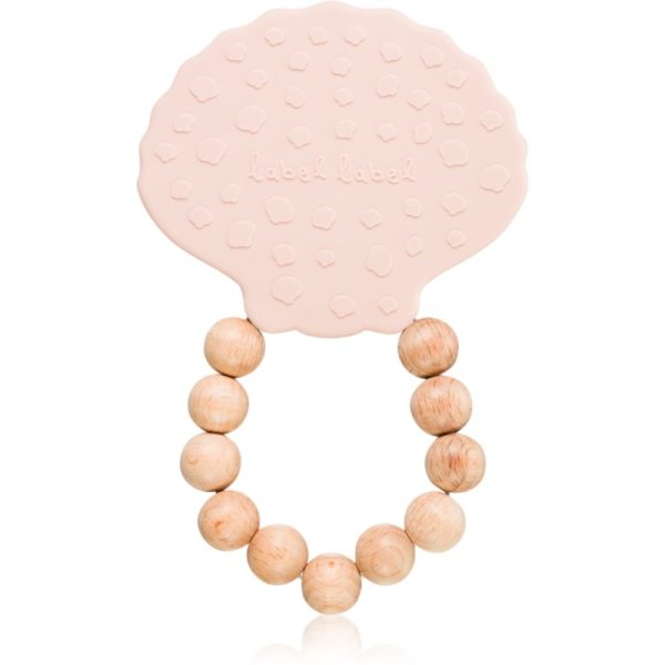 Label Label Teether Shell jucărie pentru dentiție Pink 1 buc-ro