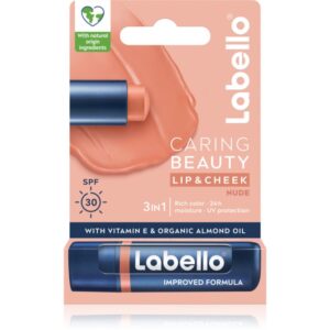 Labello Caring Beauty balsam de buze colorat culoare Nude 4