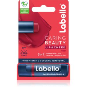Labello Caring Beauty balsam de buze tonifiant culoare Red 4.8 g-ro