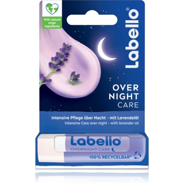 Labello Over Night Care balsam de buze reparator cu lavanda 4.8 g-ro