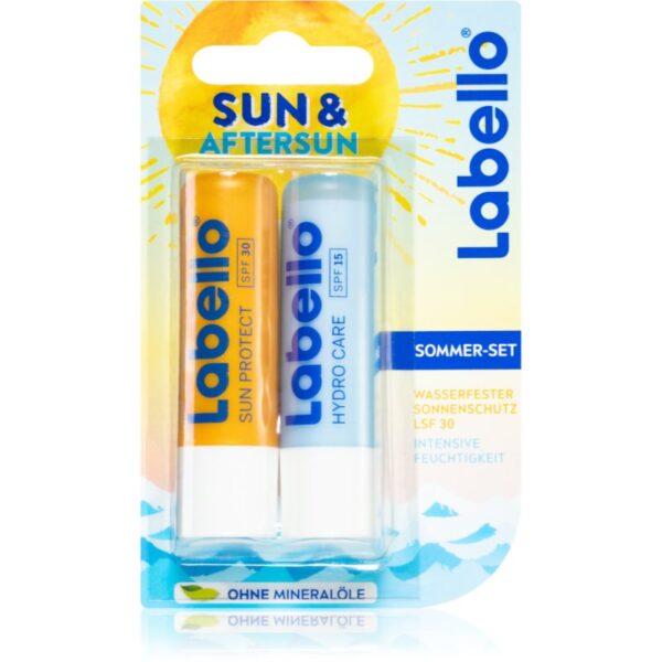 Labello Sun & Aftersun ambalaj economic de buze-ro