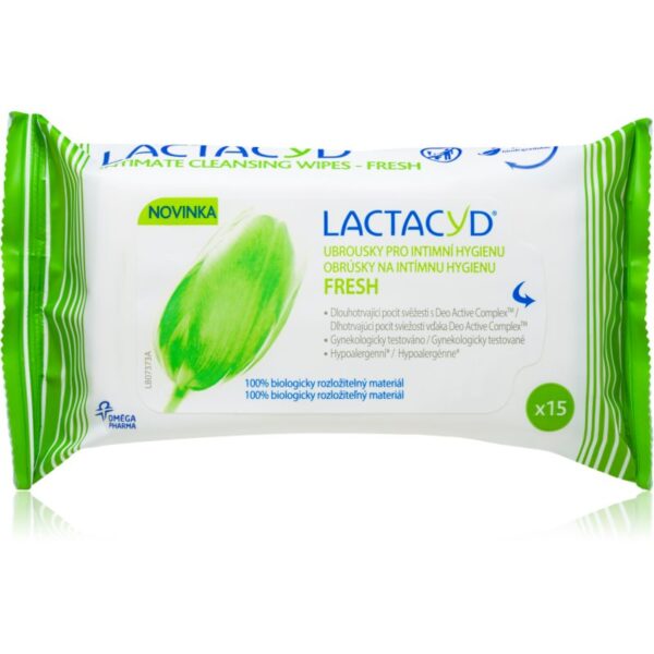 Lactacyd Fresh servetele umede pentru igiena intima 15 buc-ro
