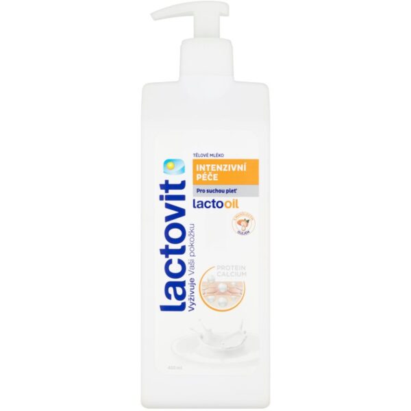 Lactovit LactoOil loțiune de corp hidratantă 400 ml-Țena
