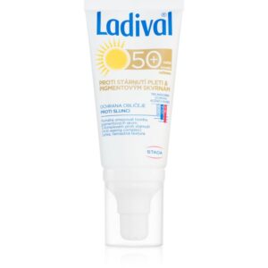 Ladival Anti-aging & Dark Spots crema protectoare impotriva imbatranirii pielii impotriva petelor SPF 50+ 50 ml-Țena
