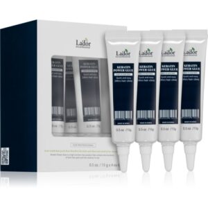 La'dor Keratin Power Glue tratament pentru îngrijirea părului fără clătire cu keratina 4x15 g-ro