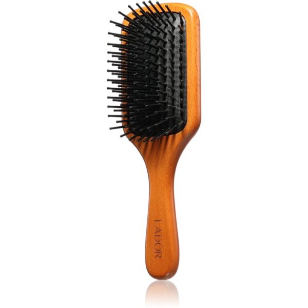 La'dor Middle Wooden Paddle Brush perie din lemn pentru păr 1 buc-ro