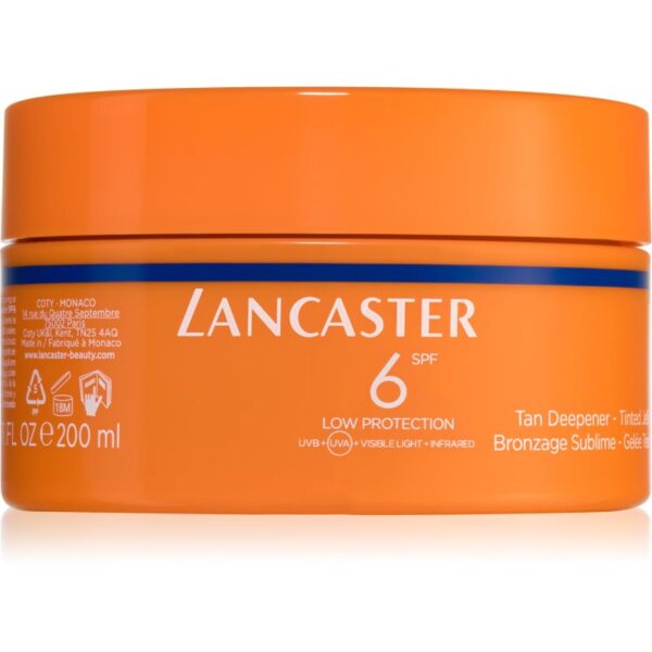Lancaster Sun Beauty Tan Deepener gel protector colorant SPF 6 200 ml-Țena