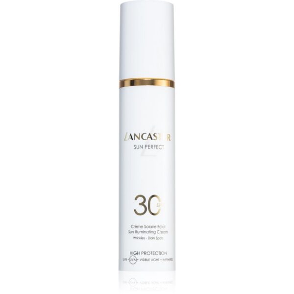 Lancaster Sun Perfect Sun Illuminating Cream crema de zi radianta pentru riduri si pete SPF 30 50 ml-ro