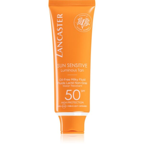 Lancaster Sun Sensitive Oil-Free Milky Fluid fluid pentru fata cu protectie solara SPF 50 50 ml-ro
