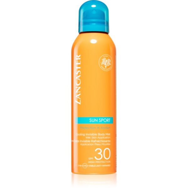Lancaster Sun Sport Cooling Invisible Body Mist spray de corp răcoritor cu protecție solară SPF 30 (ocean friendly) 200 ml-ro