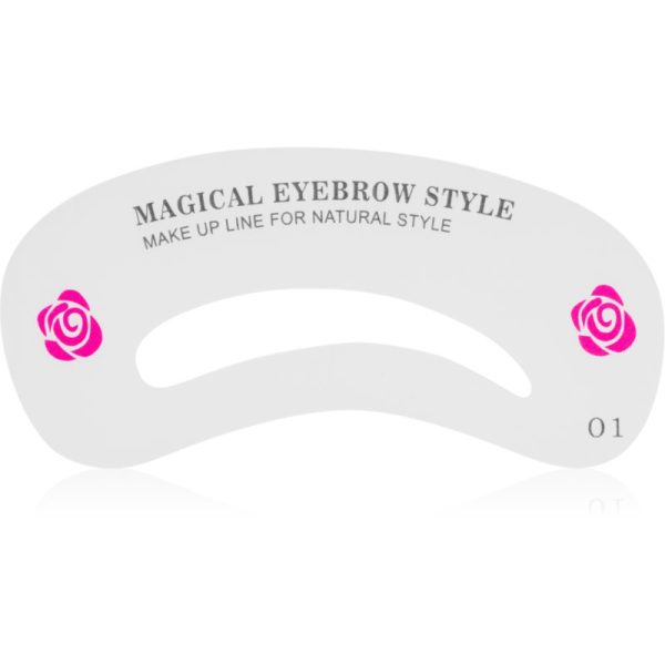 Lash Brow Eyebrow Stencil șabloane pentru sprâncene 24 buc-Țena