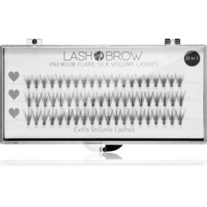 Lash Brow Premium Flare Silk Lashes gene false Extra Volume 1 buc-Țena