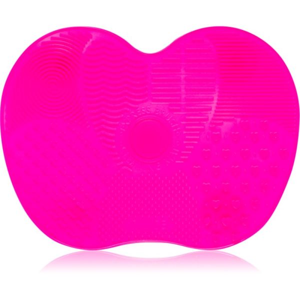 Lash Brow Silicone Make-up Brush Wash Matte Pink suport pentru curățarea pensulelor mărime S 1 buc-Țena