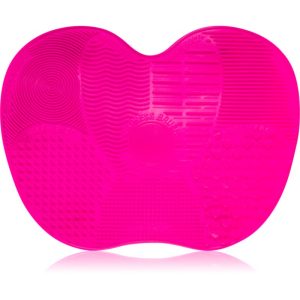Lash Brow Silicone Make-up Brush Wash Matte Pink suport pentru curățarea pensulelor mărime XL 1 buc-Țena
