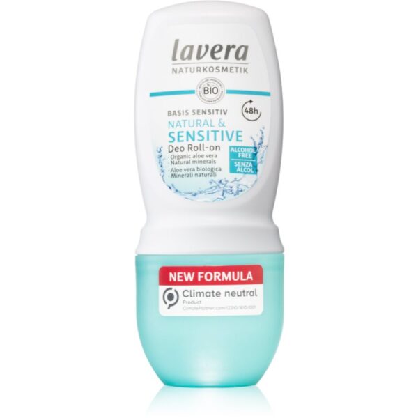 Lavera Basis Sensitiv Deodorant roll-on pentru piele sensibila 50 ml-Țena