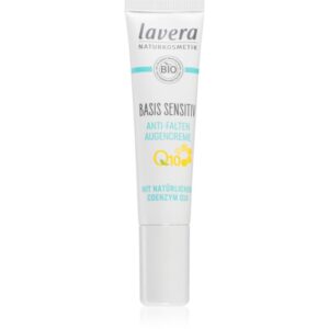 Lavera Basis Sensitiv Q10 crema pentru ochi impotriva cutelor si al sacilor cu coenzima Q10 15 ml-Țena