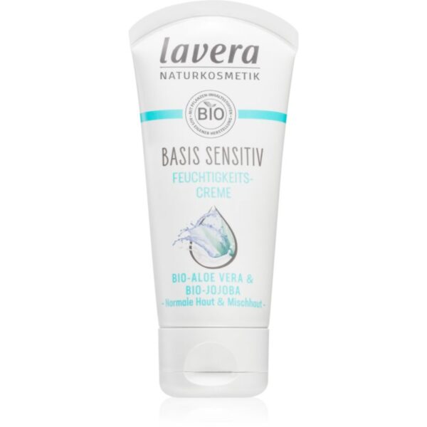 Lavera Basis Sensitiv crema de fata hidratanta pentru piele normală și mixtă 50 ml-Țena