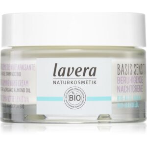 Lavera Basis Sensitiv crema de noapte cu efect calmant fara parfum 50 ml-Țena