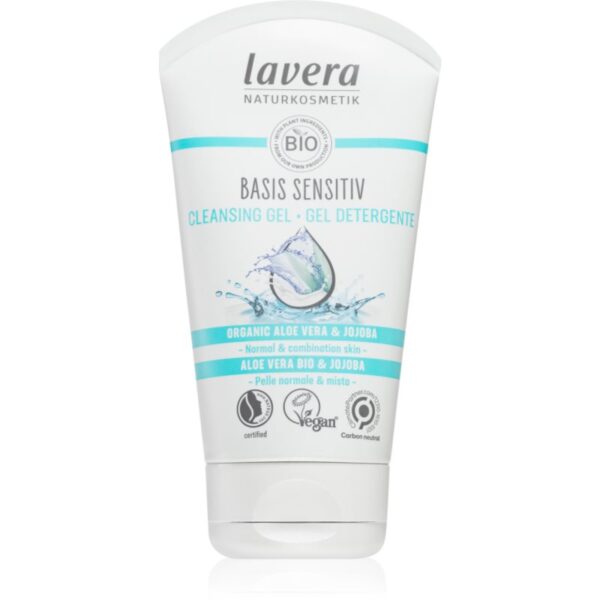 Lavera Basis Sensitiv gel de curățare blând pentru piele normală și mixtă 125 ml-Țena