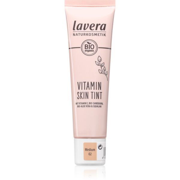 Lavera Vitamin Skin Tint crema pe baza de vitamine faciale culoare 02 Medium 30 ml-Țena