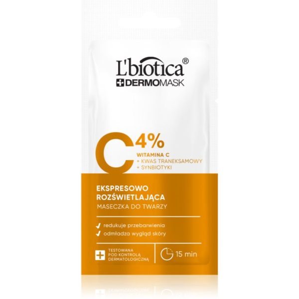 L’biotica DermoMask C 4% masca pentru albirea tenului 8 ml-ro