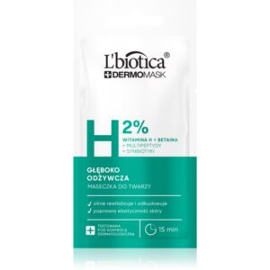L’biotica DermoMask H 2% mască hrănitoare profundă faciale 8 ml-Țena