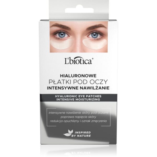 L’biotica Eye Patches Hyaluronic masca pentru hidratare intensa zona ochilor 3x2 buc-ro
