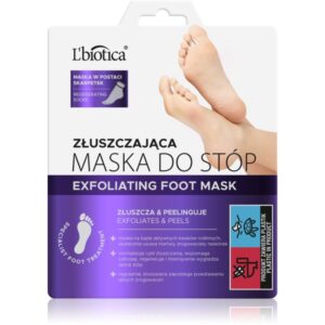 L’biotica Masks sosete exfoliante pentru hidratarea picioarelor 1 pereche-ro