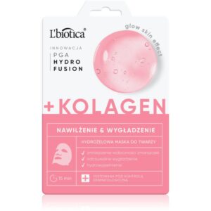 L’biotica PGA Hydro Fusion + Collagen mască intensă cu hidrogel cu efect de netezire 1 buc-ro
