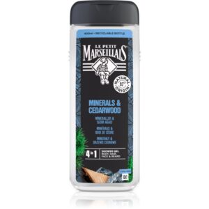 Le Petit Marseillais Minerals & Cedarwood gel de duș 4 in 1 pentru bărbați 400 ml-ro