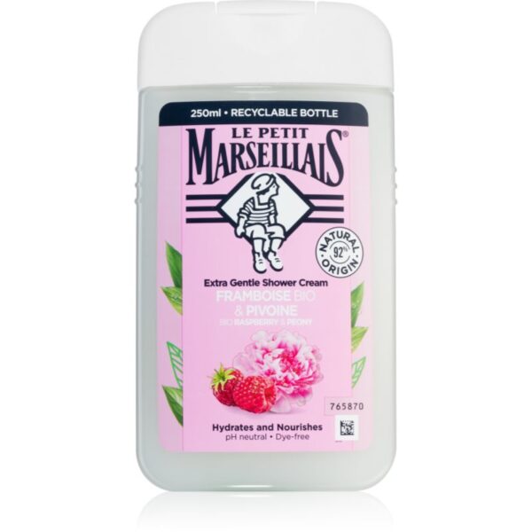 Le Petit Marseillais Raspberry BIO & Peony gel cremos pentru dus 250 ml-ro