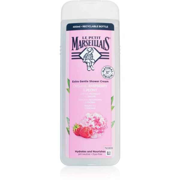 Le Petit Marseillais Raspberry BIO & Peony gel cremos pentru dus 400 ml-ro