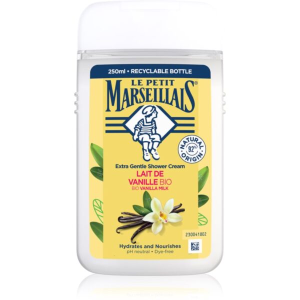 Le Petit Marseillais Vanilla Milk BIO gel cremos pentru dus 250 ml-ro