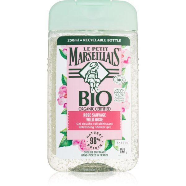 Le Petit Marseillais Wild Rose BIO gel de dus revigorant 250 ml-Țena