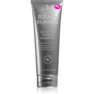 Lee Stafford Bleach Blondes Ice White șampon neutralizant argintiu pentru parul blond cu suvite 250 ml-ro