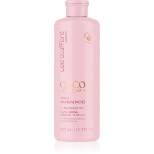 Lee Stafford CoCo LoCo Agave Sampon de curatare zi de zi. pentru un par stralucitor si catifelat 500 ml-Țena