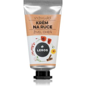 Leros Element Fire Pink pepper & Cinnamon cremă hrănitoare pentru mâini unt de shea 30 ml-ro