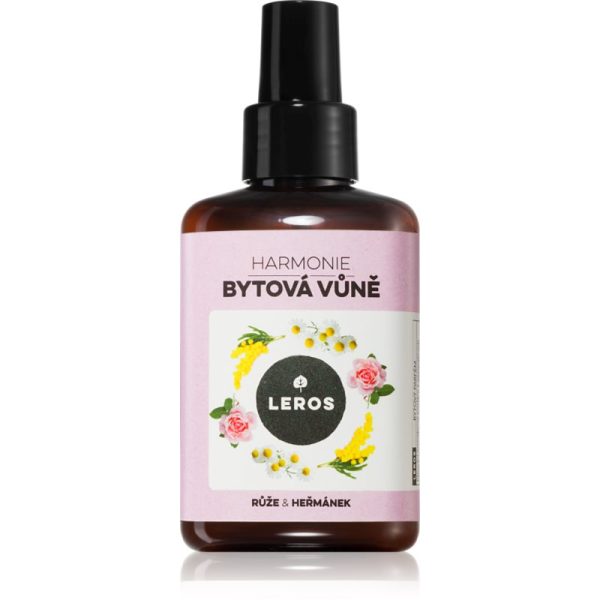 Leros Home perfume rose & chamomile spray pentru camera 100 ml-ro