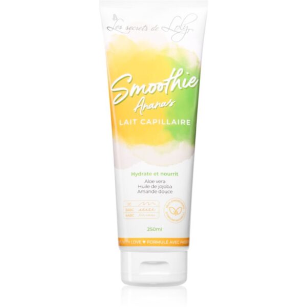 Les Secrets De Loly Smoohie Ananas lapte pentru par ce nu necesita clatire pentru păr 250 ml-Țena